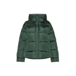 Max Mara Lusso Water-Repellent Taffeta Down Jacket in Dark Green | Jackets | Luxury Shoes 