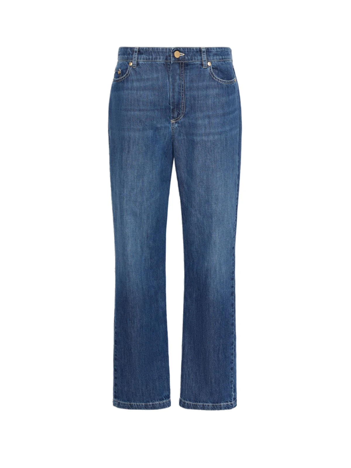 Max Mara Macro Slim-Fit Cotton Denim Jeans in China Blue Max Mara Macro Slim-Fit Cotton Denim Jeans in China Blue | Denim | Luxury Shoes