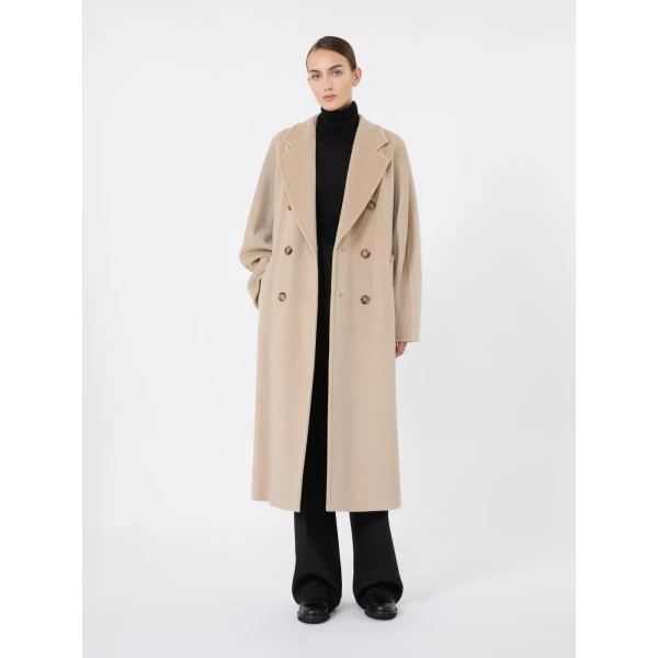 Max Mara Madame 101801 Icon Coat in Sand | Coats | Luxury Shoes 