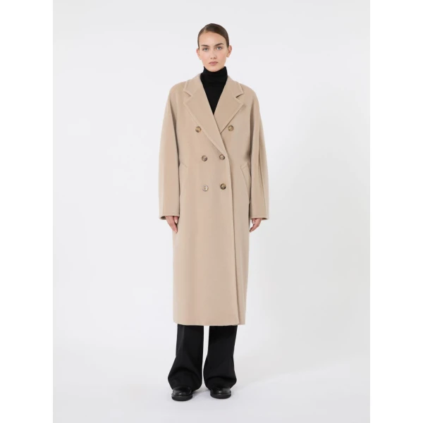 Max Mara Madame 101801 Icon Coat in Sand | Coats | Luxury Shoes 
