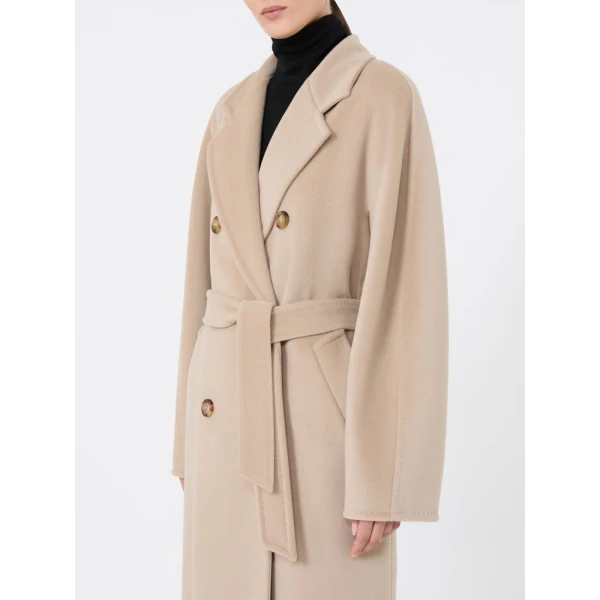 Max Mara Madame 101801 Icon Coat in Sand | Coats | Luxury Shoes 
