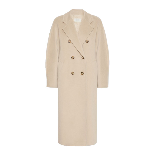 Max Mara Madame 101801 Icon Coat in Sand | Coats | Luxury Shoes 