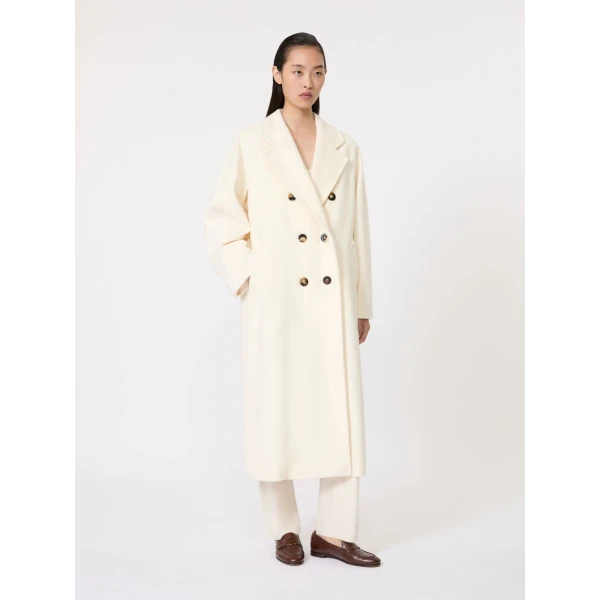 Max Mara Madame 101801 Icon Coat in White | Coats | Luxury Shoes 