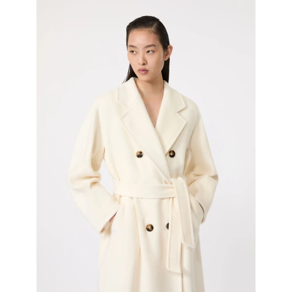 Max Mara Madame 101801 Icon Coat in White | Coats | Luxury Shoes 