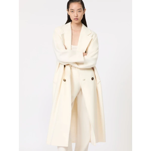 Max Mara Madame 101801 Icon Coat in White | Coats | Luxury Shoes 