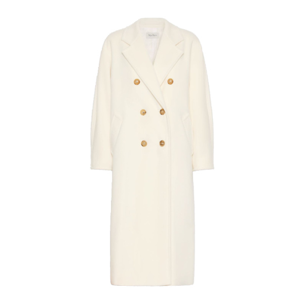 Max Mara Madame 101801 Icon Coat in White | Coats | Luxury Shoes 