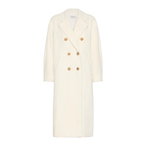 Max Mara Madame 101801 Icon Coat in White | Coats | Luxury Shoes 