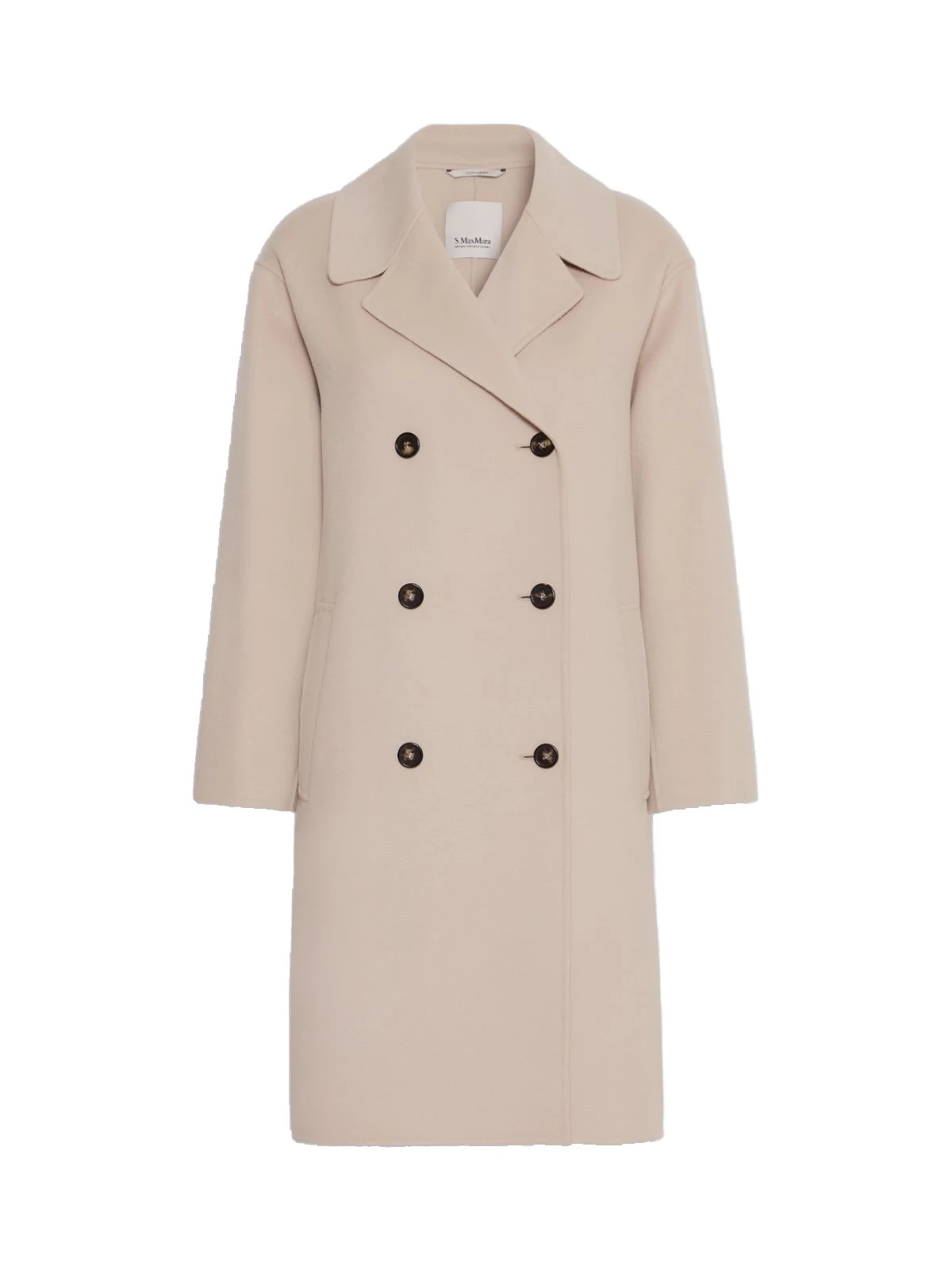 Max Mara Magnolia Double-Breasted Wool Midi Coat in Beige Max Mara Magnolia Double-Breasted Wool Midi Coat in Beige | Wool Coat | Luxury Shoes