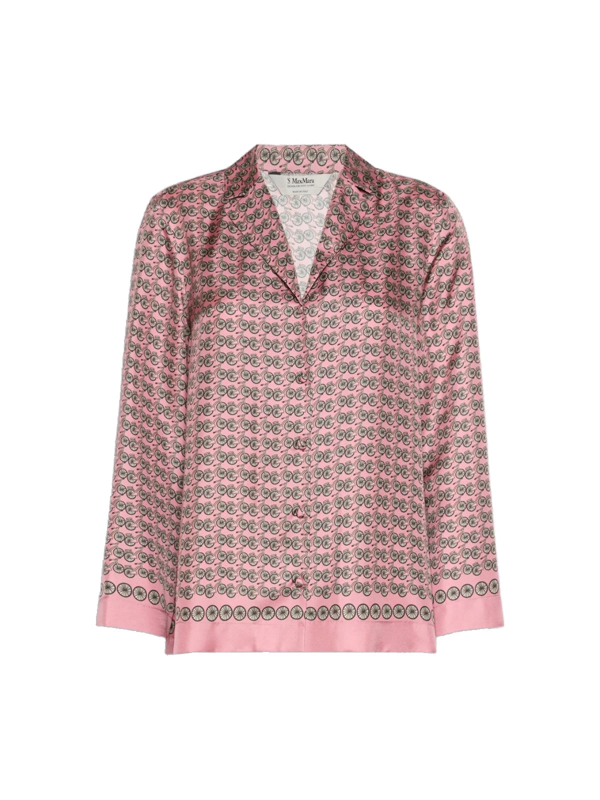 Max Mara Mambo Printed Silk Twill Shirt in Pink Max Mara Mambo Printed Silk Twill Shirt in Pink | Shirts | Luxury Shoes