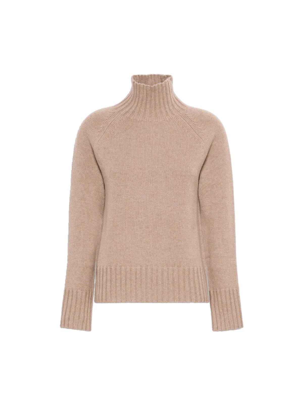 Max Mara Mantova Wool and Cashmere Polo-Neck Sweater in Clay Max Mara Mantova Wool and Cashmere Polo-Neck Sweater in Clay | Turtlenecks | Luxury Shoes