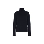 Max Mara Mantova Wool and Cashmere Polo-Neck Sweater in Ultramarine | Turtlenecks | Luxury Shoes 