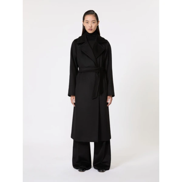 Max Mara Manuela Icon Coat in Black | Coats | Luxury Shoes 