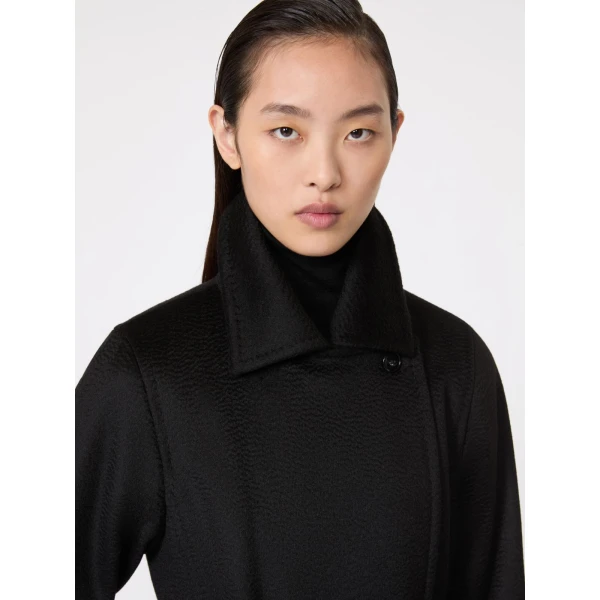 Max Mara Manuela Icon Coat in Black | Coats | Luxury Shoes 