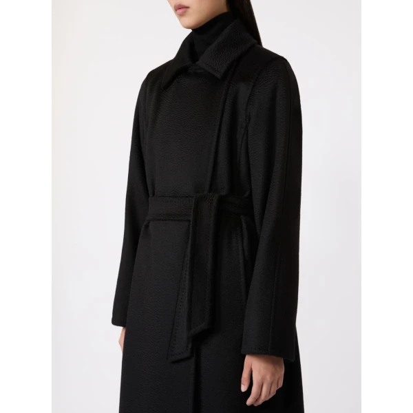 Max Mara Manuela Icon Coat in Black | Coats | Luxury Shoes 