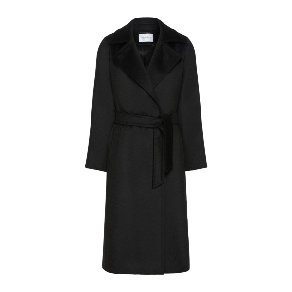 Max Mara Manuela Icon Coat in Black | Coats | Luxury Shoes 