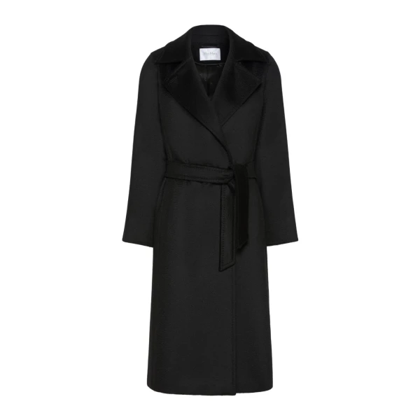 Max Mara Manuela Icon Coat in Black | Coats | Luxury Shoes 