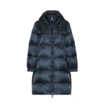 Max Mara Marte Roomy Quilted Midi Puffer in Midnight Blue | Coats | Luxury Shoes 