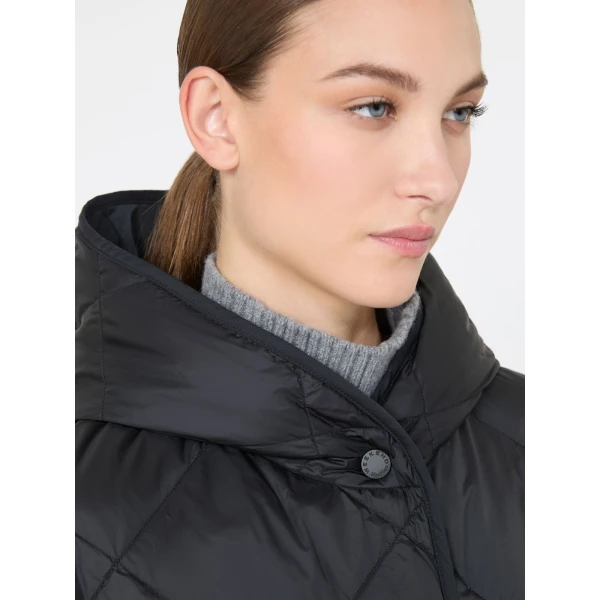 Max Mara Massa Reversible Technical Twill Down Jacket in Black | Jackets | Luxury Shoes 
