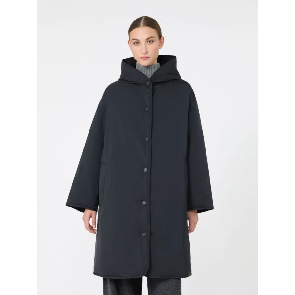 Max Mara Massa Reversible Technical Twill Down Jacket in Black | Jackets | Luxury Shoes 