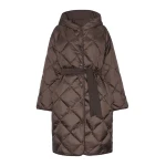 Max Mara Massa Reversible Technical Twill Down Jacket in Brown | Jackets | Luxury Shoes 