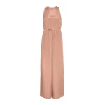 Max Mara Materia Silk Crepe de Chine Jumpsuit in Antique Rose | Jumpsuit | Luxury Shoes 