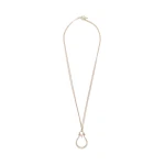 Max Mara Mbaroque Monogram Pendant Necklace in Gold | Women | Luxury Shoes 