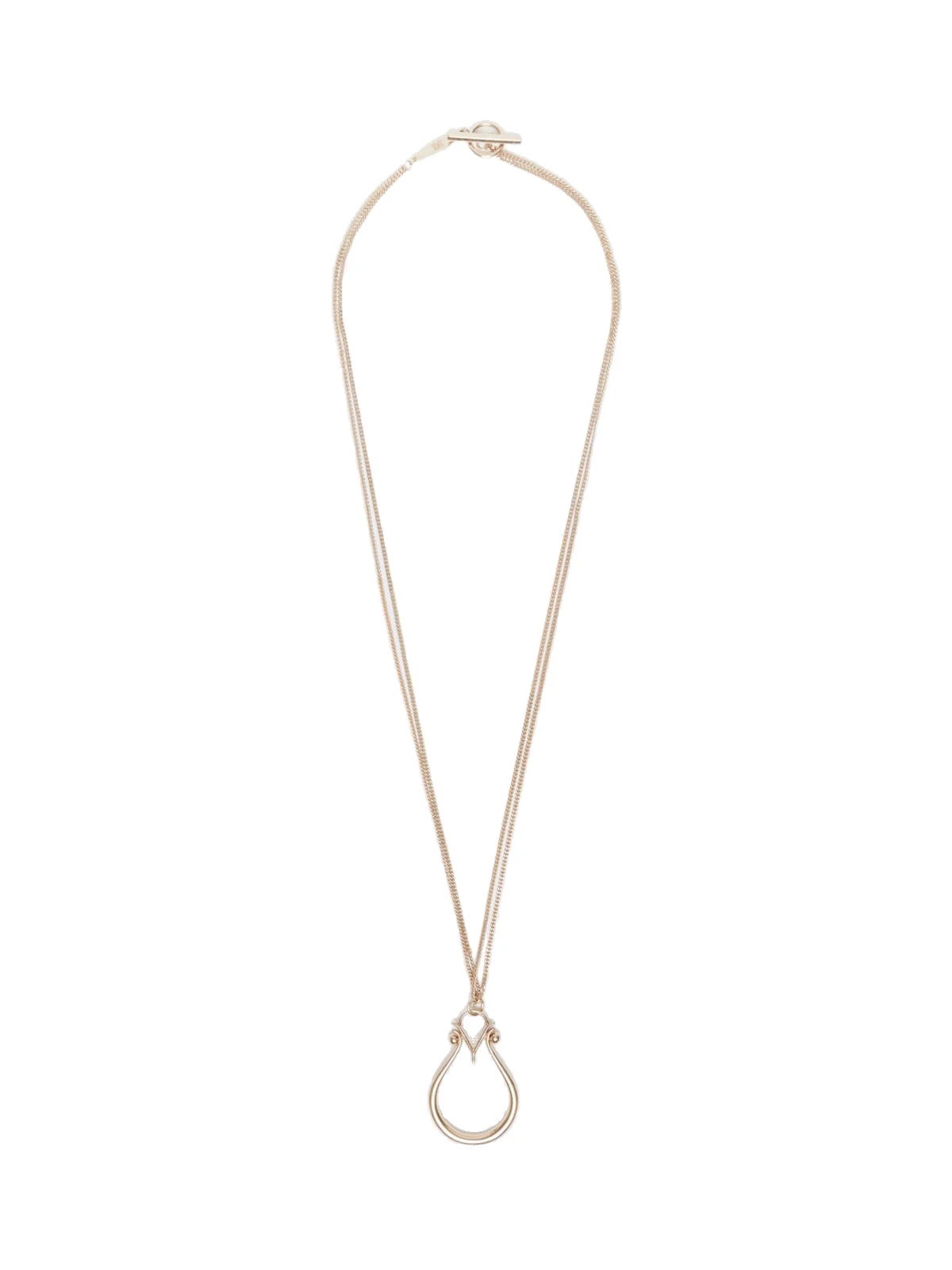 Max Mara Mbaroque Monogram Pendant Necklace in Gold Max Mara Mbaroque Monogram Pendant Necklace in Gold | Women | Luxury Shoes