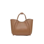 Max Mara Medium Leather Marine Bag in Brown Bronze | Totes & Top-Handle Bags | Luxury Shoes 