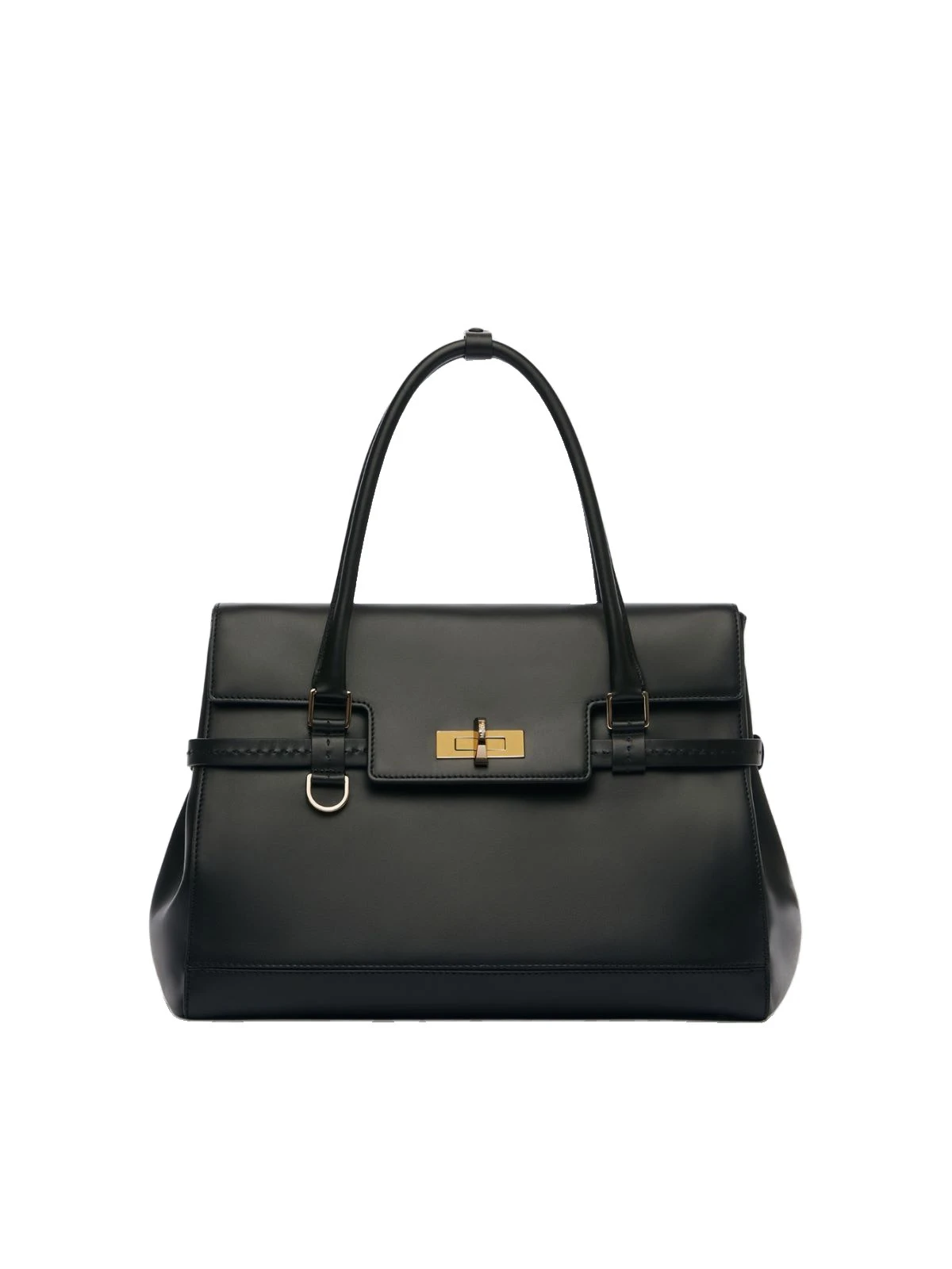 Max Mara Medium Margaux Natural Leather Handbag in Black Max Mara Medium Margaux Natural Leather Handbag in Black | Totes & Top-Handle Bags | Luxury Shoes