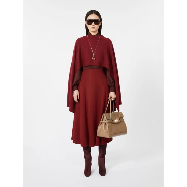 Max Mara Medium Margaux Natural Leather Handbag in Mud | Totes & Top-Handle Bags | Luxury Shoes 