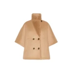 Max Mara Memo Camel and Teddy Reversible Cape in Camel | Women | Luxury Shoes 