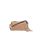 Max Mara Micro Split Leather Handbag in Mud | Mini Bags | Luxury Shoes 
