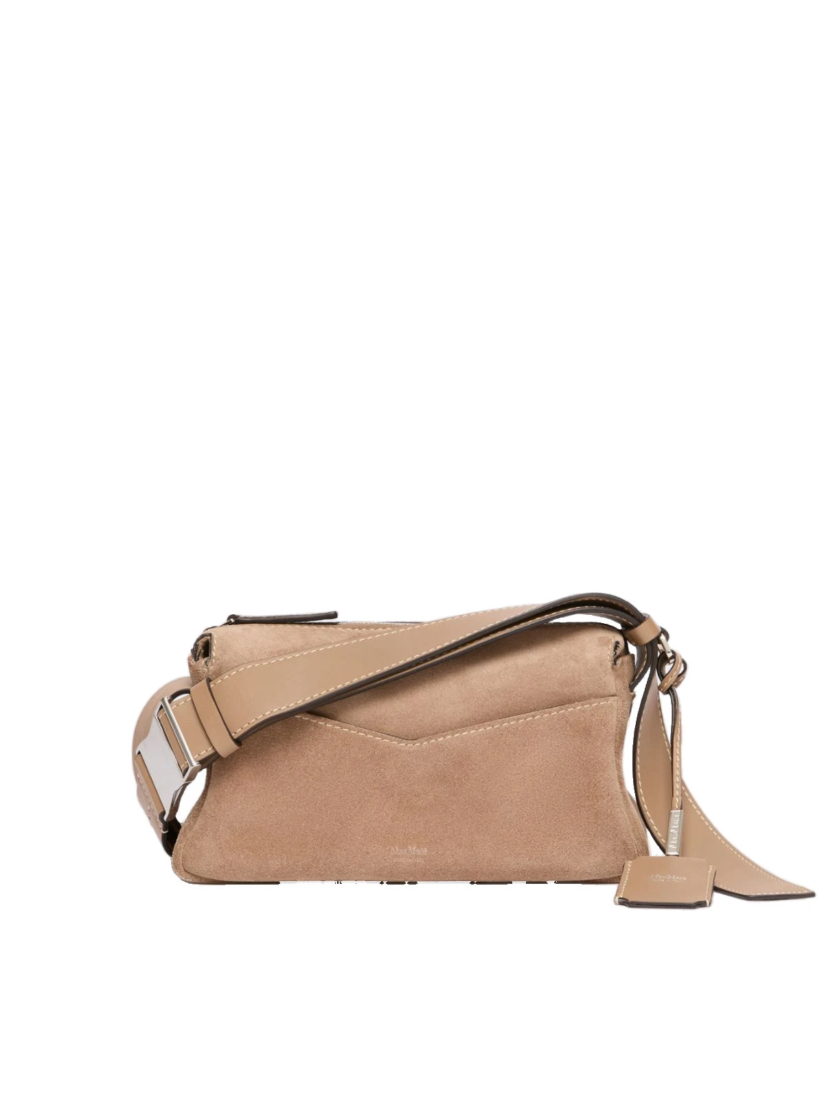 Max Mara Micro Split Leather Handbag in Mud Max Mara Micro Split Leather Handbag in Mud | Mini Bags | Luxury Shoes