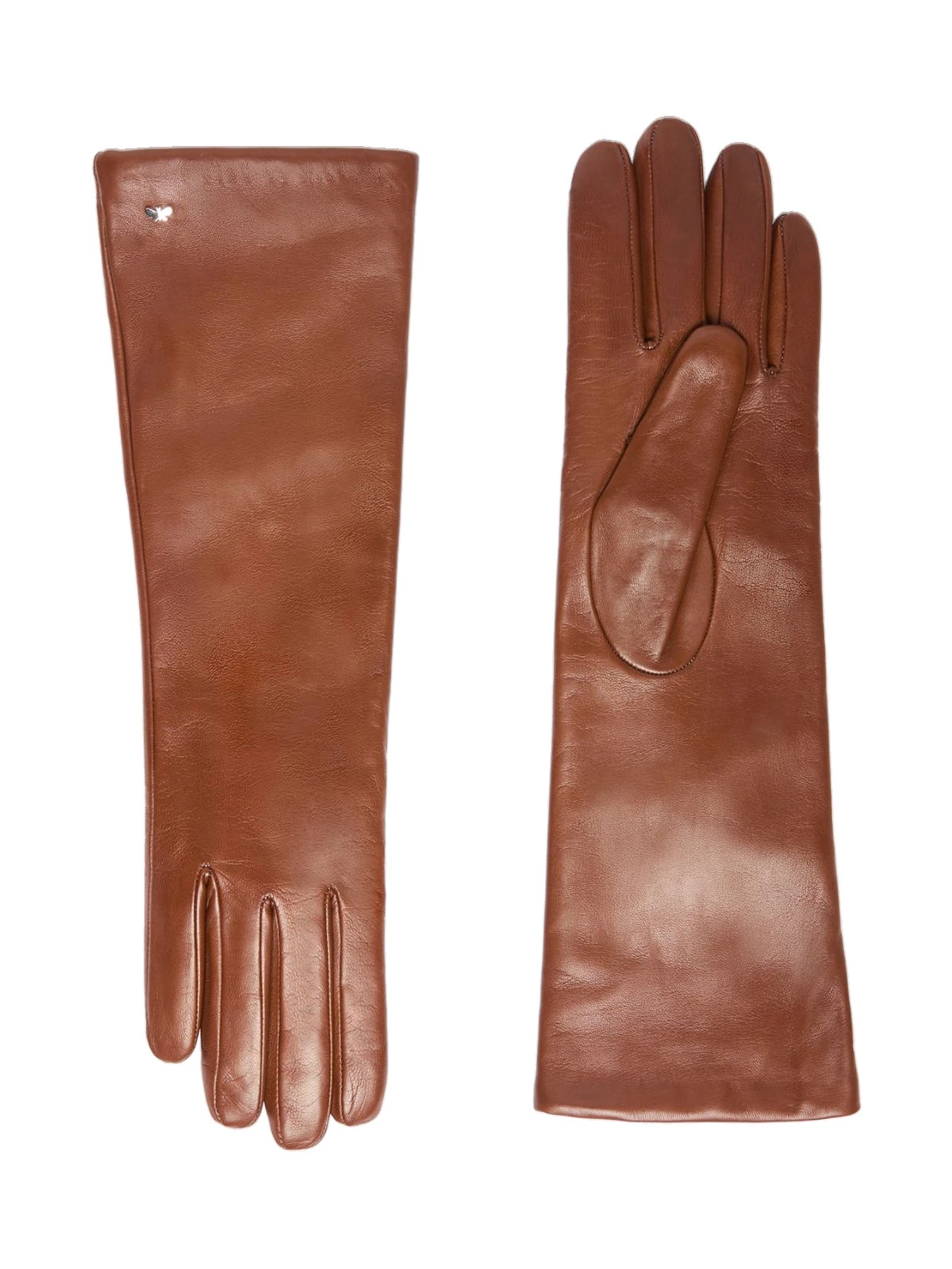 Max Mara Mid-Length Nappa Leather Gloves in Tobacco Max Mara Mid-Length Nappa Leather Gloves in Tobacco | Gloves | Luxury Shoes