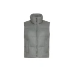 Max Mara Milord Padded Cashmere Blend Gilet in Medium Grey | Vests | Luxury Shoes 