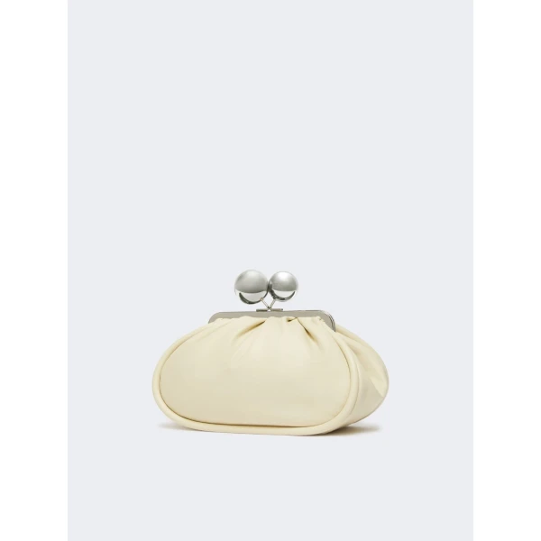 Max Mara Milvanew Medium Nappa Pasticcino Bag in Ivory | Clutch Bags | Luxury Shoes 
