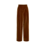 Max Mara Mister Cotton Velvet Trousers in Tobacco | Tailored pants | Luxury Shoes 