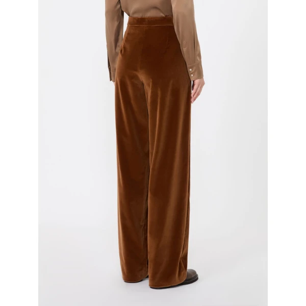 Max Mara Mister Cotton Velvet Trousers in Tobacco | Tailored pants | Luxury Shoes 