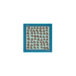 Max Mara Mito Printed Silk Twill Scarf in Light Blue | Scarves | Luxury Shoes 