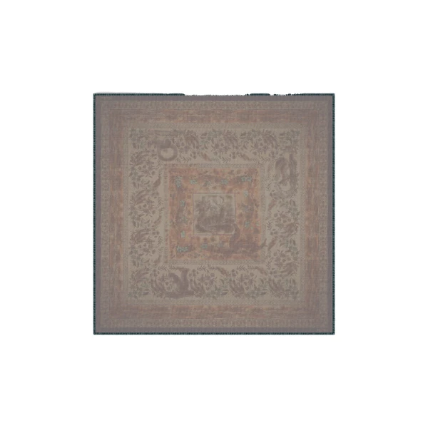 Max Mara Moneta Printed Wool and Silk Shawl in Pale Yellow | Scarves | Luxury Shoes 