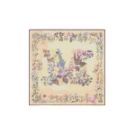 Max Mara Moneta Wool and Silk Square Shawl in Beige | Scarves | Luxury Shoes 