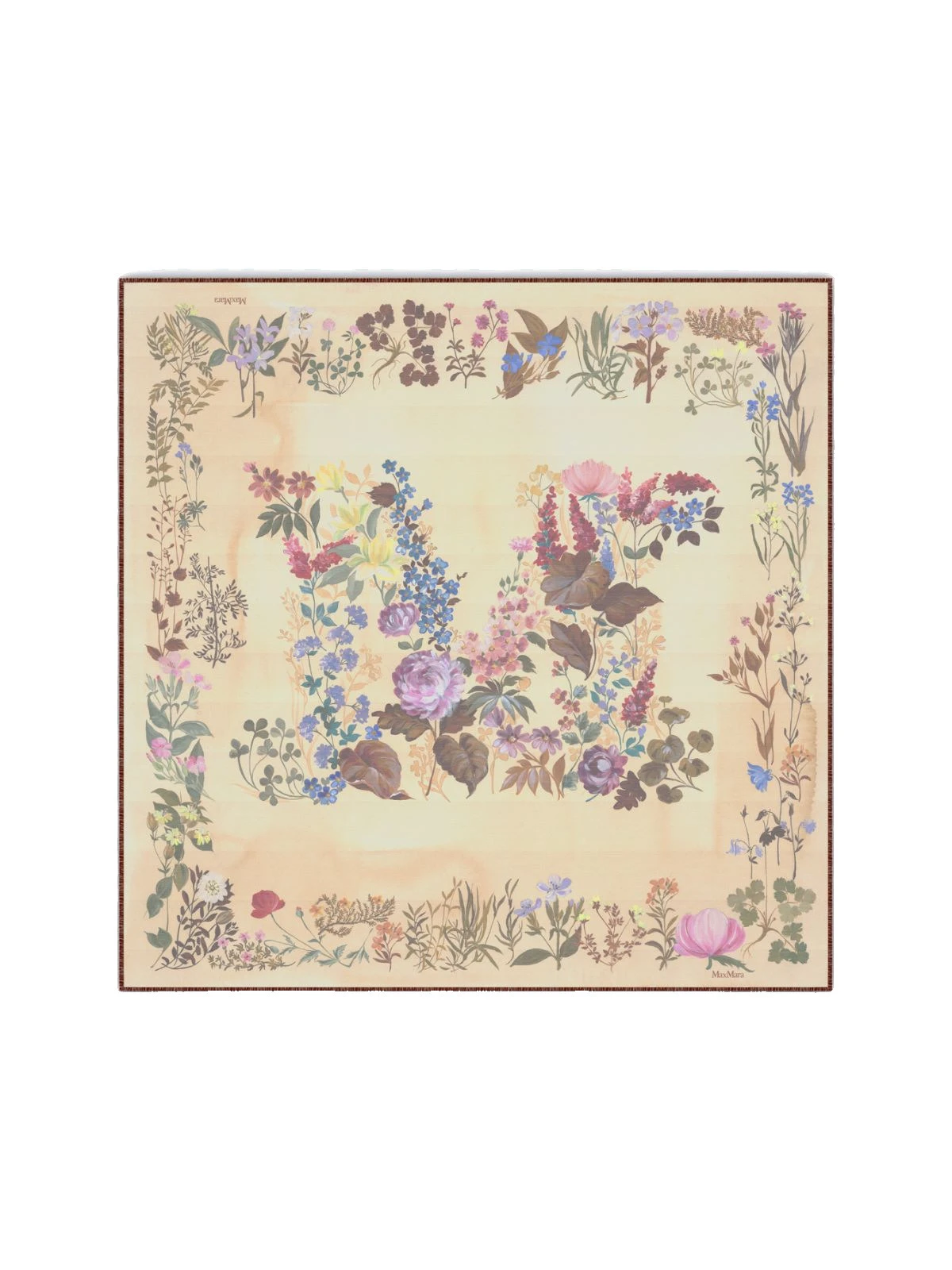Max Mara Moneta Wool and Silk Square Shawl in Beige Max Mara Moneta Wool and Silk Square Shawl in Beige | Scarves | Luxury Shoes