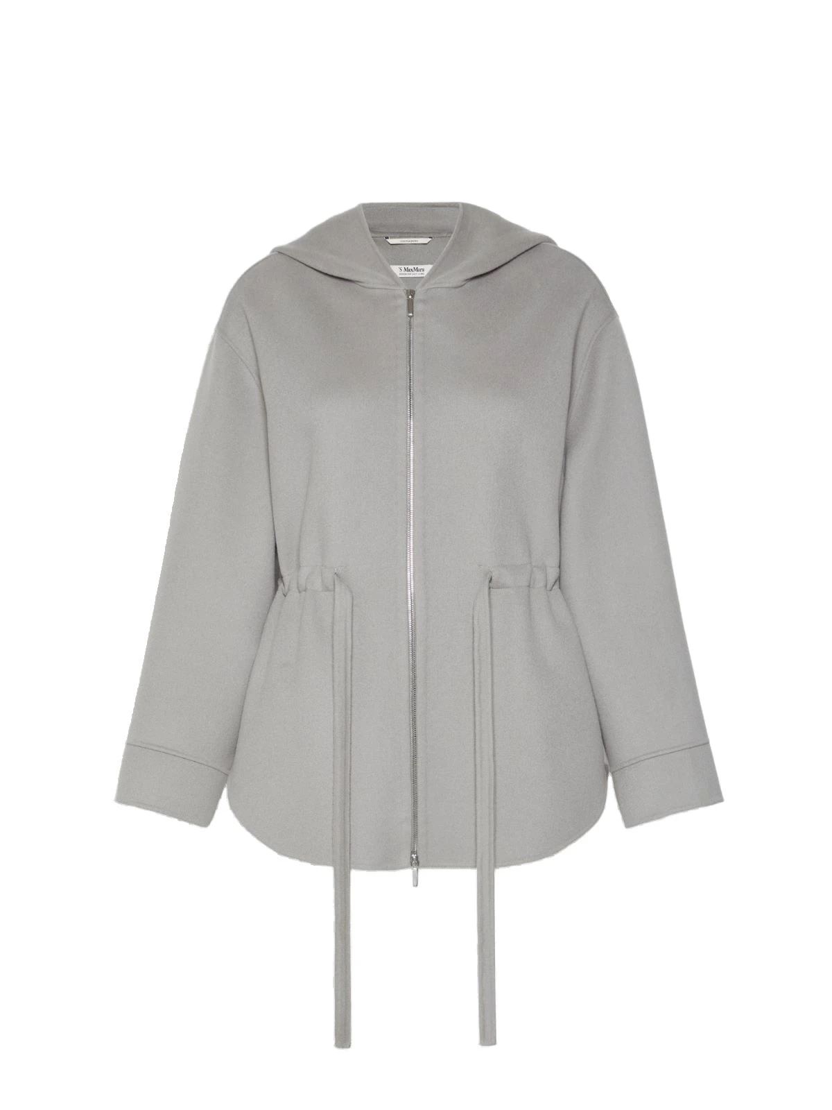 Max Mara Monia Short Hooded Wool Coat in Pearl Grey Max Mara Monia Short Hooded Wool Coat in Pearl Grey | Wool Coat | Luxury Shoes