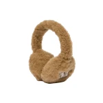 Max Mara Muffy Teddy Fabric Earmuffs in Camel | Hats | Luxury Shoes 
