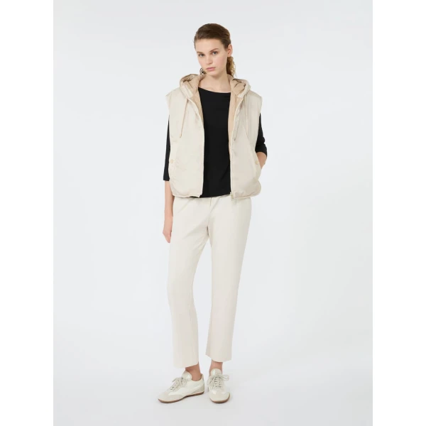 Max Mara Multia Stretch Cotton Boat-Neck T-Shirt in Black | T-shirts | Luxury Shoes 