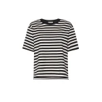 Max Mara Multid Jersey Boxy T-Shirt in Black | T-shirts | Luxury Shoes 
