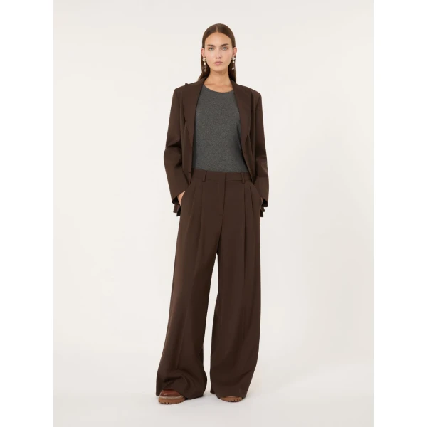 Max Mara Multie Stretch Viscose Jersey T-Shirt in Dark Grey | T-shirts | Luxury Shoes 