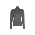 Max Mara Multif Stretch Viscose Jersey Turtleneck Top in Dark Grey | Tops | Luxury Shoes 