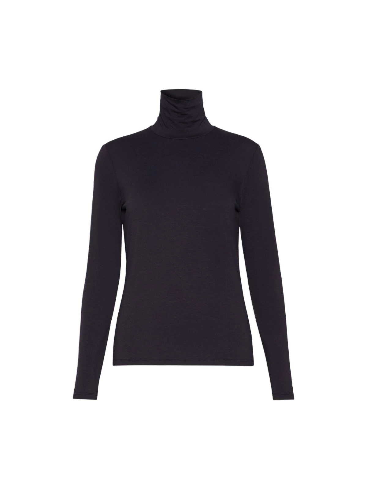 Max Mara Multif Stretch Viscose Jersey Turtleneck Top in Navy Max Mara Multif Stretch Viscose Jersey Turtleneck Top in Navy | Tops | Luxury Shoes