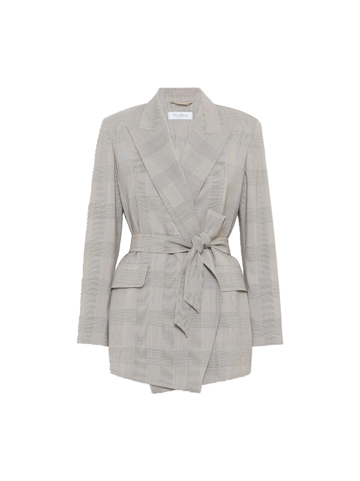 Max Mara Nasello Glen Plaid Wool Robe Coat in Olive Green Max Mara Nasello Glen Plaid Wool Robe Coat in Olive Green | Wool Coat | Luxury Shoes
